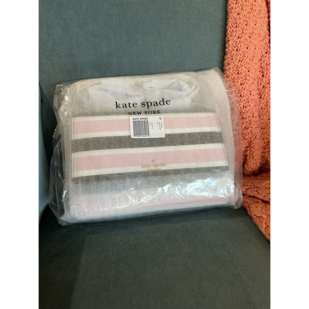 Kate Spade Black and Pink Striped Crossbody Bag - Picture 4 of 9